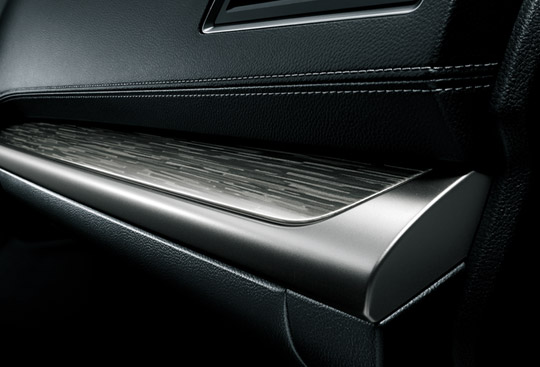 Decorative Instrument Panel and Door Panel Trim (embossed dark silver)
