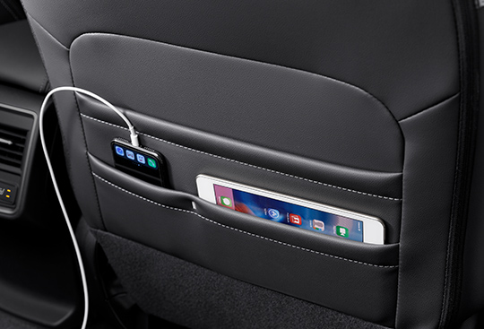 Divided Seatback Pockets
