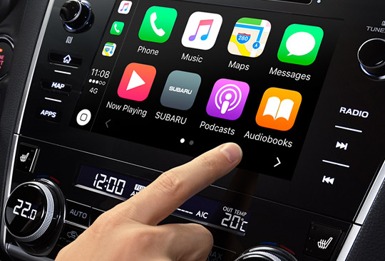 Apple CarPlay<sup>*2 </sup>and Android Auto<sup>*3</sup>